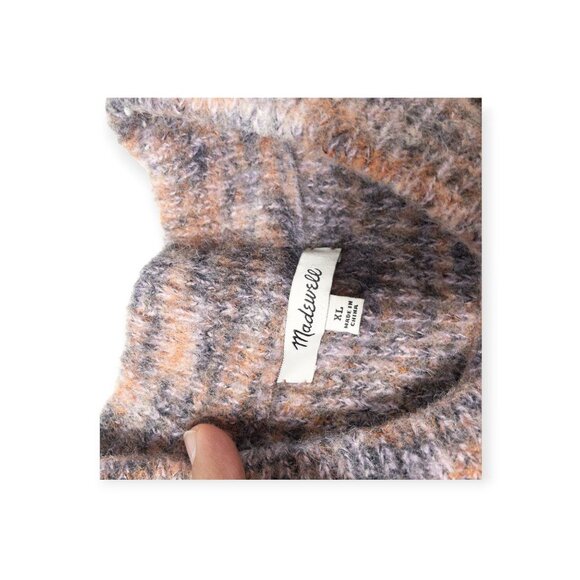 Madewell Wool Blend Sweater SZ XL Multicolor - Picture 6 of 8